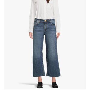 Kut from the Kloth Charlotte Wide Leg 26" inseam, size 4, regular hem